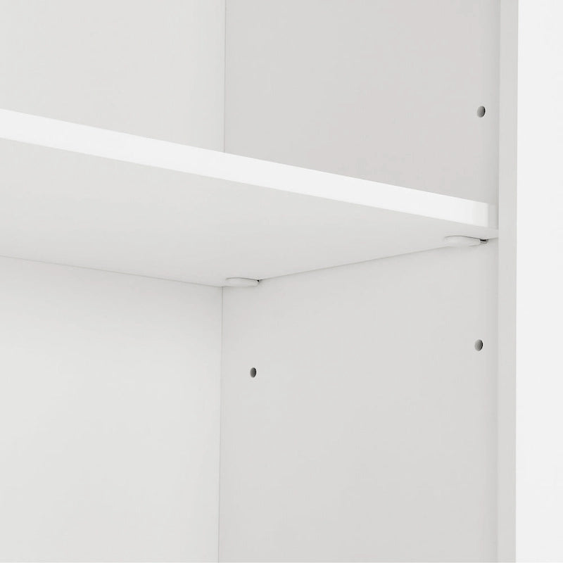 Hoher Badezimmer-Bodenschrank mit offenen Regalen und Türen