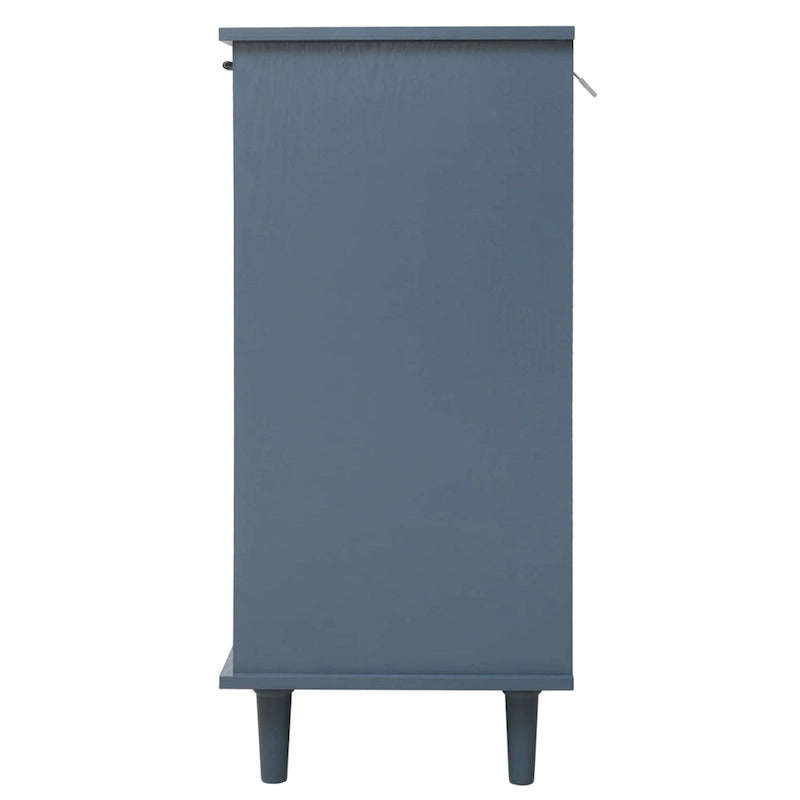 3-türiger, 3-schübiger Schrank