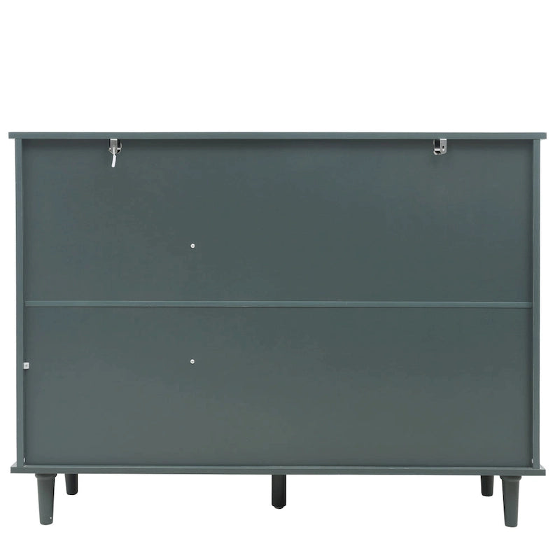 3-türiger, 3-schübiger Schrank