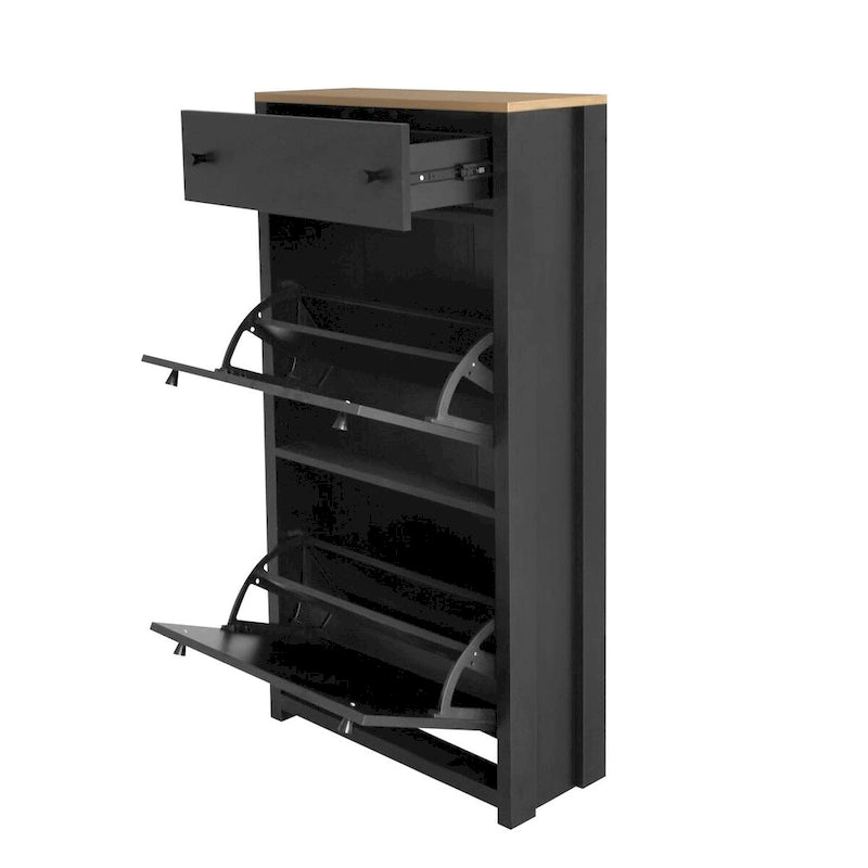 Funktionaler Flur-Organizer mit 2 Kippschubladen