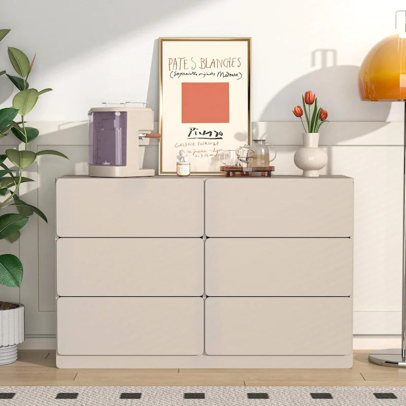 6-Schubladen-Kommode Sideboard Anrichte Konsolenschrank