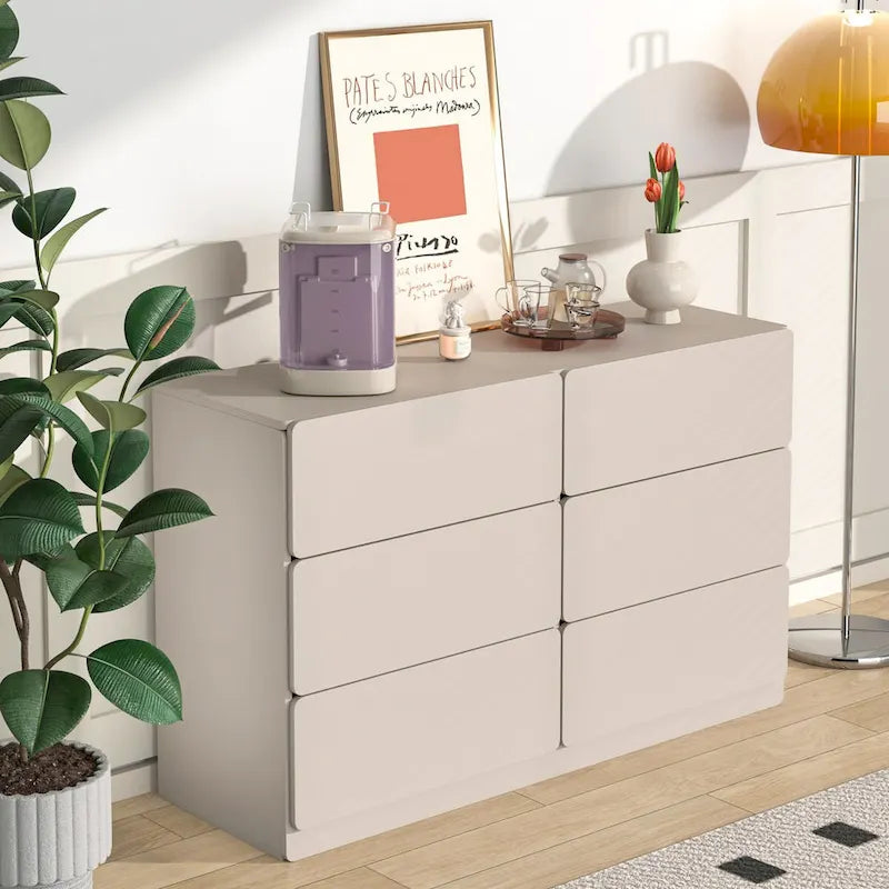 6-Schubladen-Kommode Sideboard Anrichte Konsolenschrank