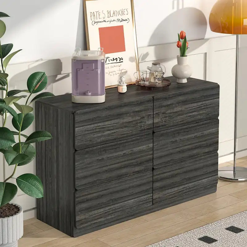 6-Schubladen-Kommode Sideboard Anrichte Konsolenschrank