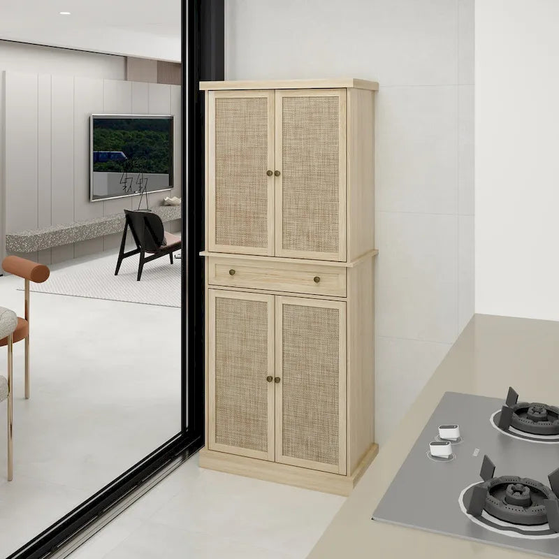 4-türiger Schrank mit 1 Schublade