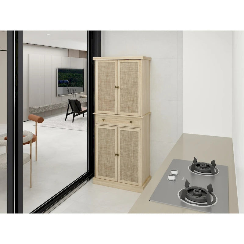 4-türiger Schrank mit 1 Schublade