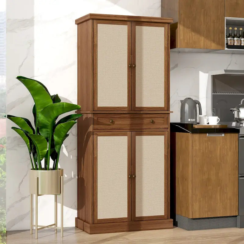 4-türiger Schrank mit 1 Schublade