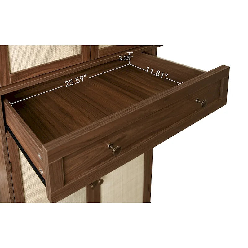 4-türiger Schrank mit 1 Schublade