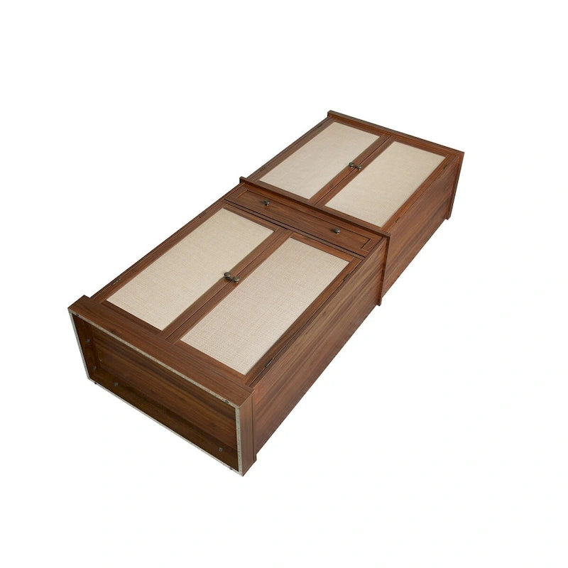 4-türiger Schrank mit 1 Schublade