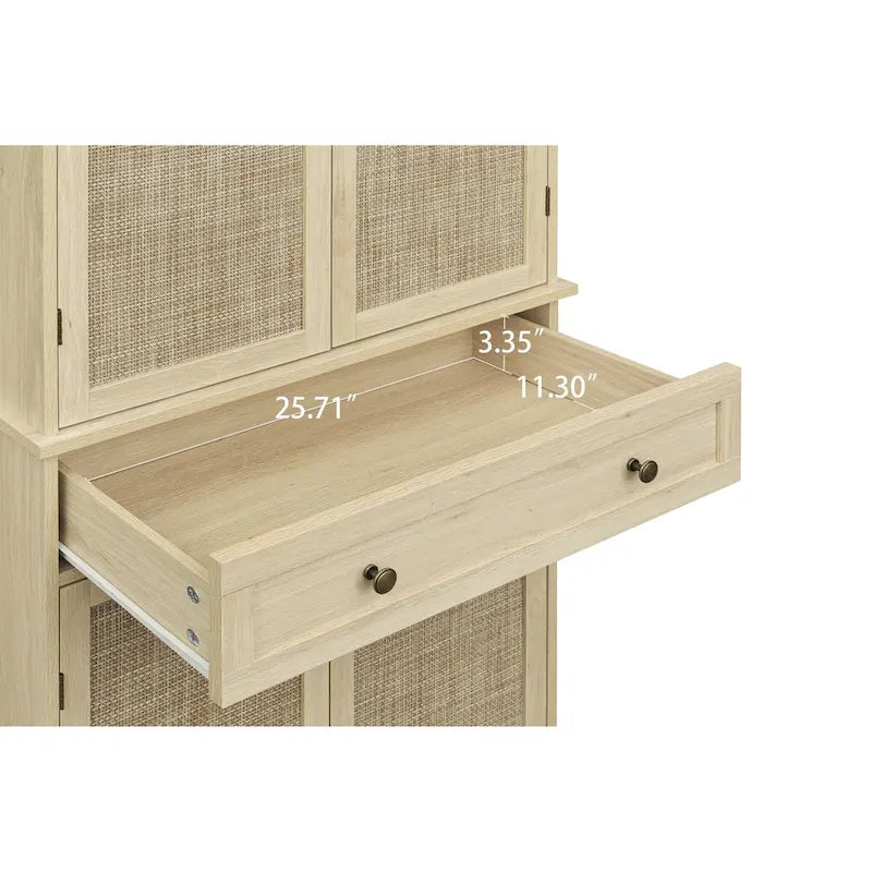 4-türiger Schrank mit 1 Schublade