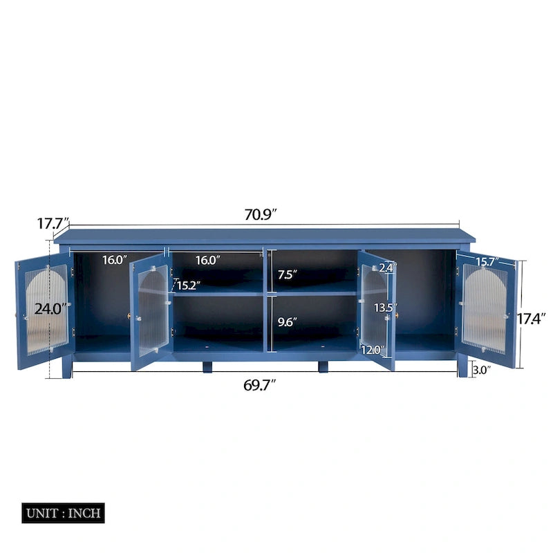 71 Zoll stilvolles TV-Board