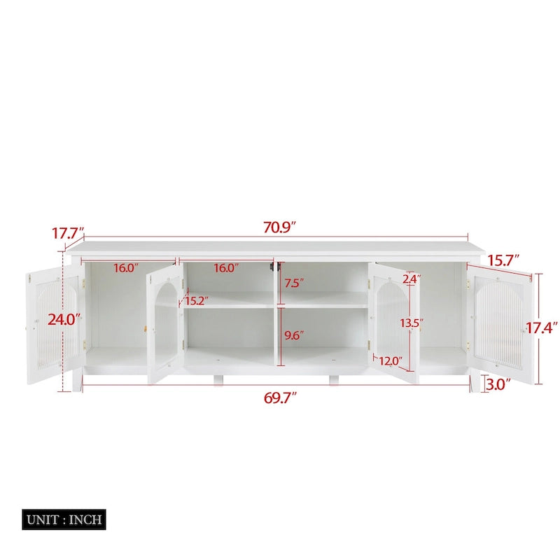 71 Zoll stilvolles TV-Board