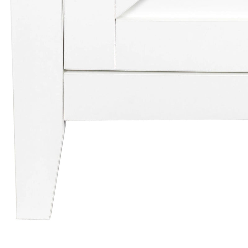 Freistehendes Sideboard mit 4 Türen und 4 offenen Regalfächern