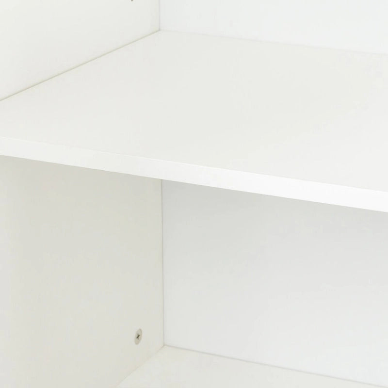 Freistehendes Sideboard mit 4 Türen und 4 offenen Regalfächern