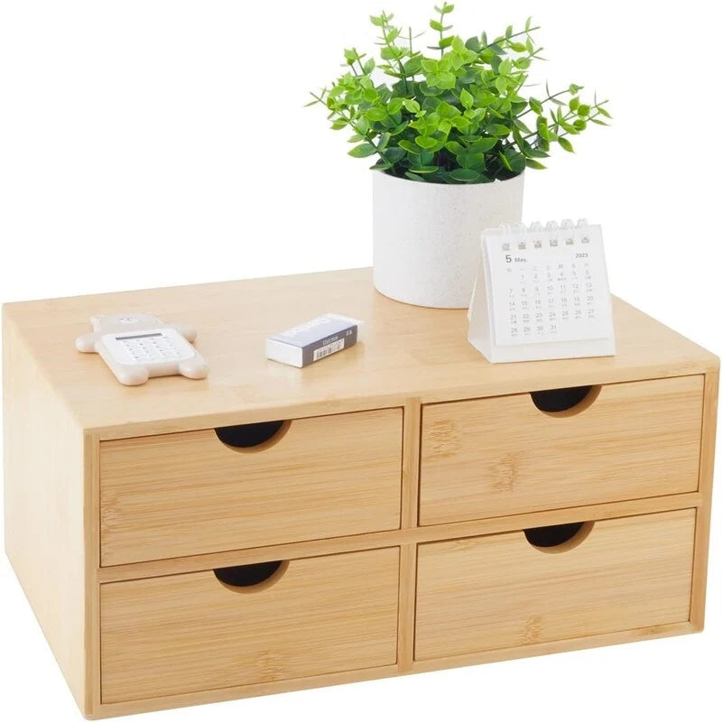 Make-up-Aufbewahrung mit 4 Schubladen – 13,38T x 16,5B x 7,48H