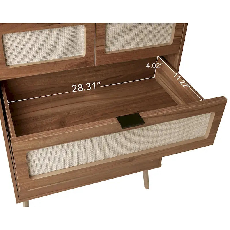 5-Schubladen-Schrank Akzent-Aufbewahrungsschrank