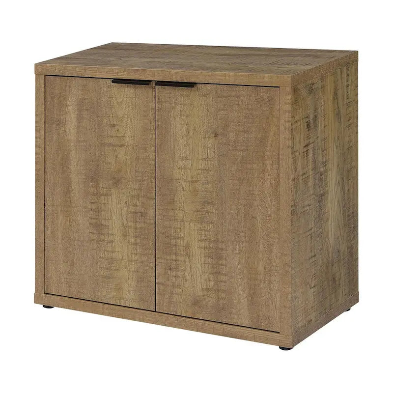 Mango-Akzentschrank mit 2 Türen und verstellbaren Einlegeböden