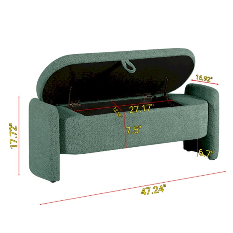 3D Lammfell-Stoff-Aufbewahrungsbank