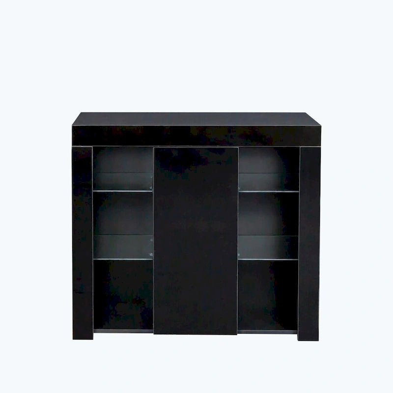 LED-Sideboard mit Schublade und 1 Tür