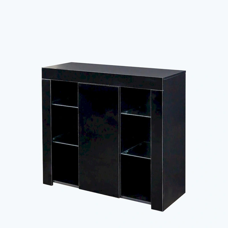 LED-Sideboard mit Schublade und 1 Tür