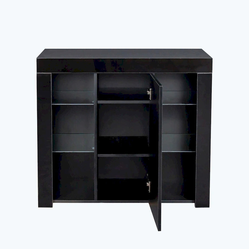 LED-Sideboard mit Schublade und 1 Tür