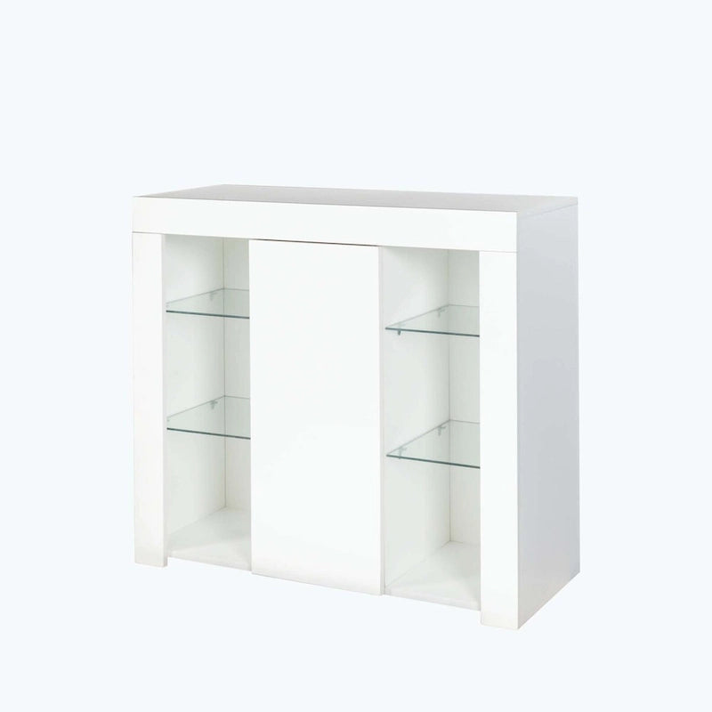 LED-Sideboard mit Schublade und 1 Tür