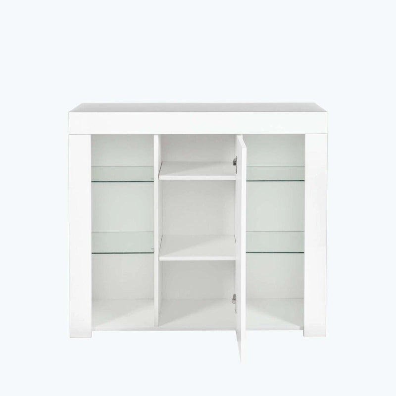 LED-Sideboard mit Schublade und 1 Tür