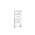 James Martin Vanities Athens 15 Cabinet w/ Drawers and Door, Glossy White
