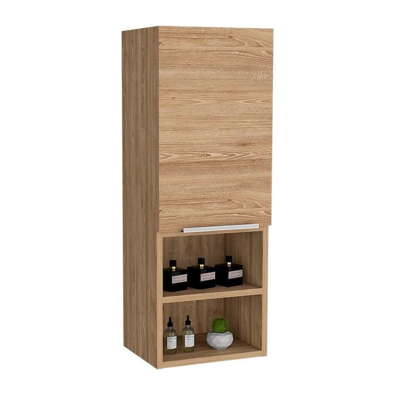 Medizinschrank mit zwei Einlegeböden, Kiefer-Finish