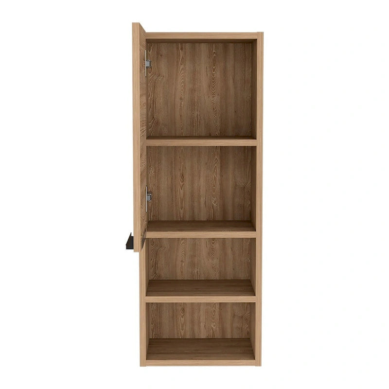 Medizinschrank mit zwei Einlegeböden, Kiefer-Finish