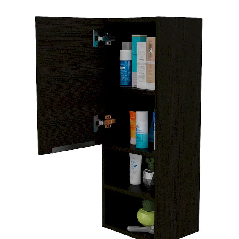 Medizinschrank mit zwei Einlegeböden, Kiefer-Finish