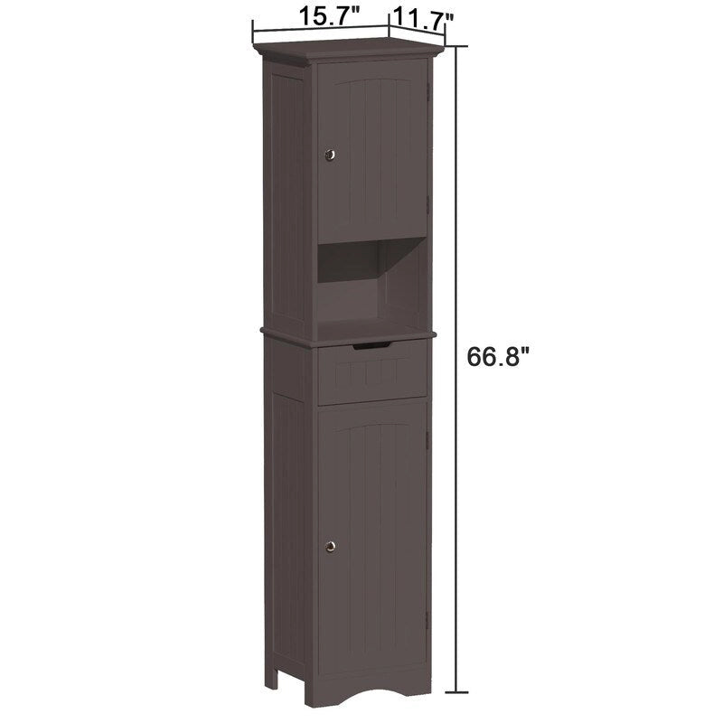 67 Hoher Badezimmerschrank – 30T x 40B x 170H cm