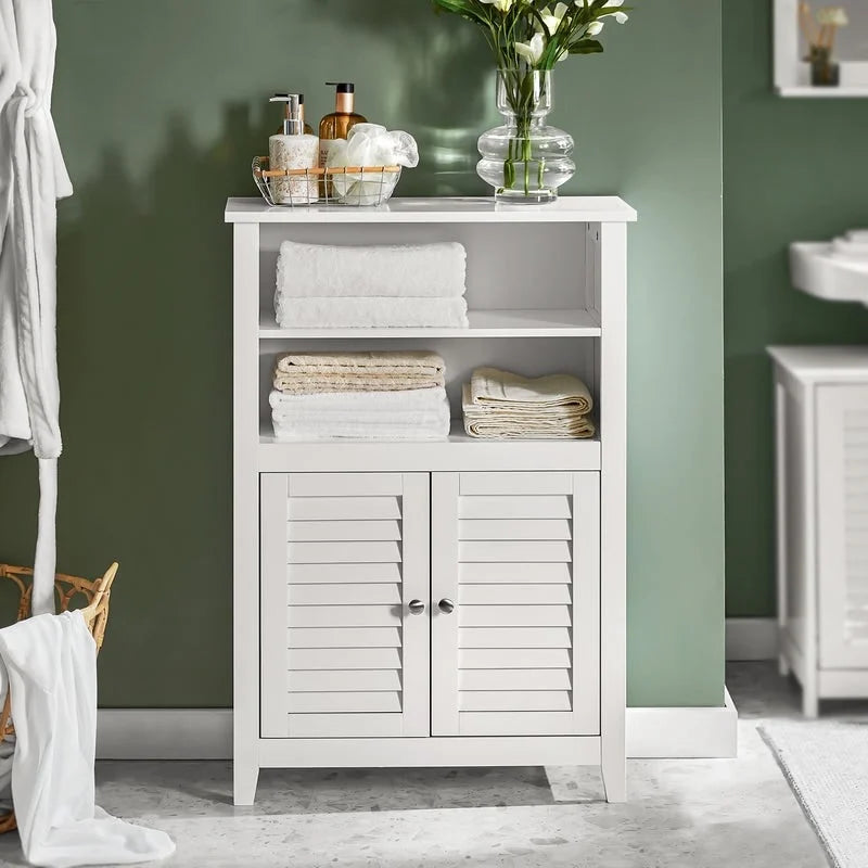 Haotian BZR13-W, Bathroom Cabinet Bathroom Shelf Bathroom Storage Cabinet Unit