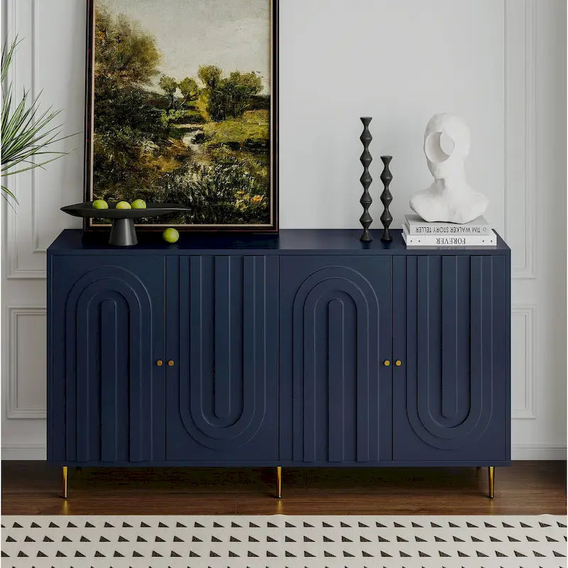 59,8W 4-türiges minimalistisches Sideboard Buffet