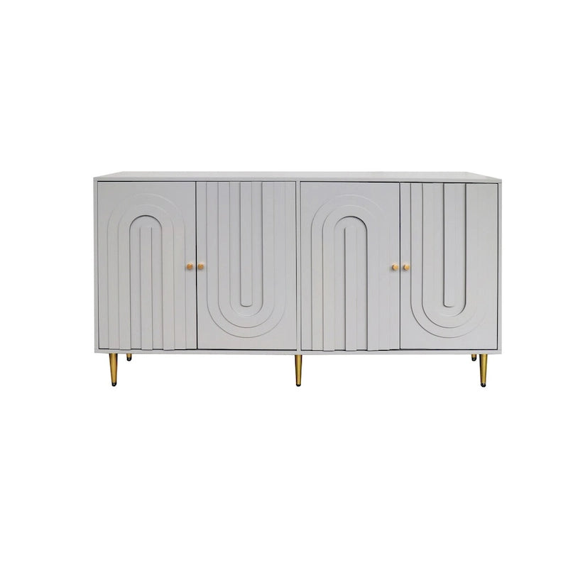 59,8W 4-türiges minimalistisches Sideboard Buffet