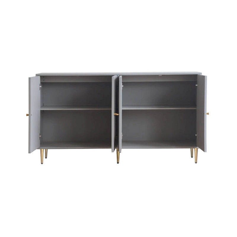 59,8W 4-türiges minimalistisches Sideboard Buffet