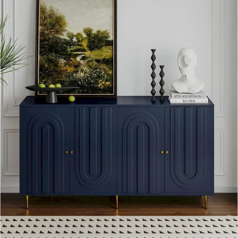 59,8W 4-türiges minimalistisches Sideboard Buffet